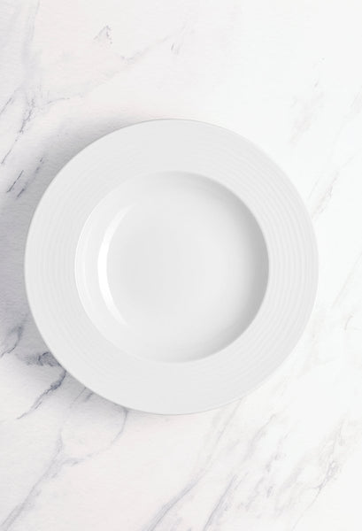 Ariane Prime 11 4/5" White Eclipse Porcelain Deep Plate - 6/Case (APRARN120012030) - iFoodservice Online