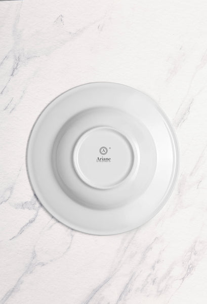 Ariane Prime 11 4/5" White Orba Porcelain Deep Plate - 6/Case (APRARN121012030) - iFoodservice Online