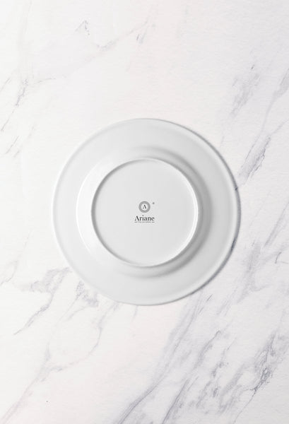 Ariane Prime 12 1/5" White Orba Porcelain Flat Plate - 6/Case (APRARN121011031) - iFoodservice Online