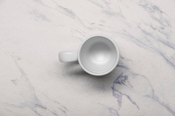 Ariane Prime 12 1/6 Oz Prime - Warm White Porcelain Mug - 6/Case (APRARN000054036) - iFoodservice Online