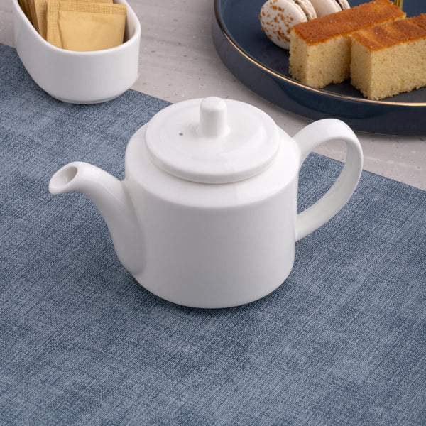 Ariane Prime 13 1/2 Oz Prime - Warm White Porcelain Tea Pot - 4/Case (APRARN000062040) - iFoodservice Online