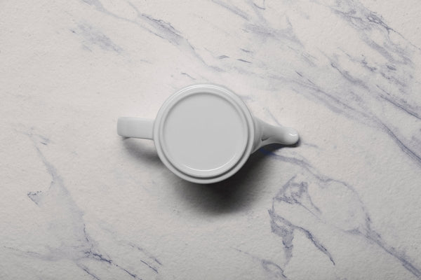 Ariane Prime 13 1/2 Oz Prime - Warm White Porcelain Tea Pot - 4/Case (APRARN000062040) - iFoodservice Online