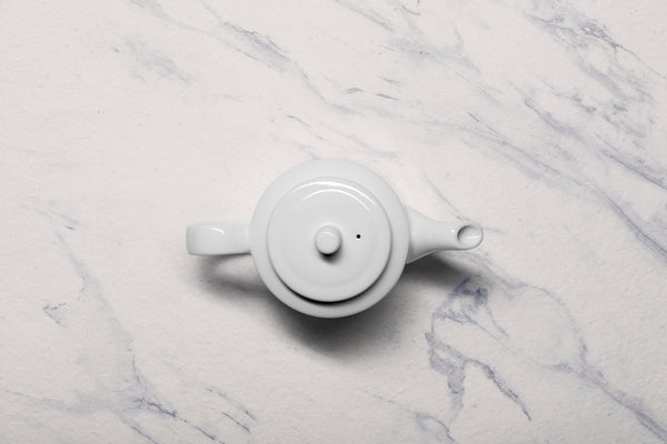 Ariane Prime 13 1/2 Oz Prime - Warm White Porcelain Tea Pot - 4/Case (APRARN000062040) - iFoodservice Online