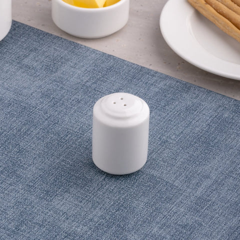Ariane Prime 2 1/5" Prime - Warm White Porcelain Salt Shaker - 12/Case (APRARN000071001) - iFoodservice Online