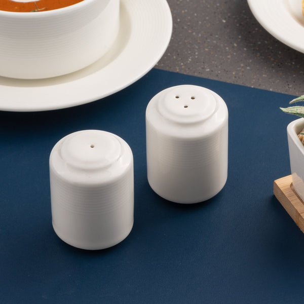 Ariane Prime 2 1/5" Red Orba Porcelain Salt Shaker - 12/Case (APRARN121071001) - iFoodservice Online