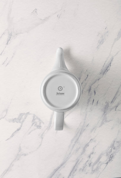 Ariane Prime 23 2/3 Oz Prime - Warm White Porcelain Coffee Pot With Lid - 2/Case (APRARN000061070) - iFoodservice Online