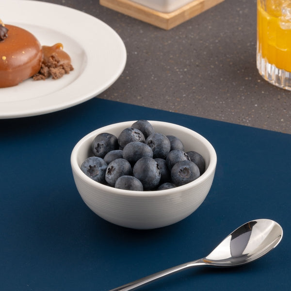 Ariane Prime 3 1/2" Orba White Porcelain Bowl - 12/Case (APRARN121022009) - iFoodservice Online