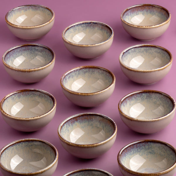 Ariane Prime 3 1/2" Splash Beige Porcelain Bowl - 12/Case (APRARN257022009) - iFoodservice Online