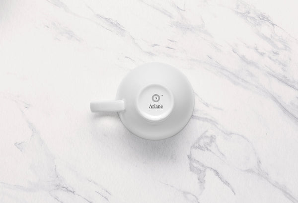 Ariane Prime 3 Oz Prime - Warm White Porcelain Italian Cup - 12/Case (APRARN000044009) - iFoodservice Online