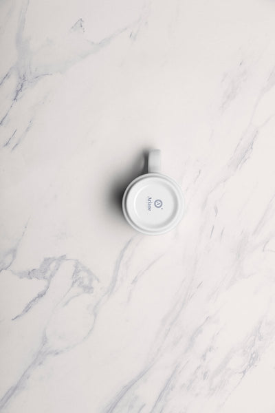 Ariane Prime 3 Oz White Eclipse Porcelain Stackable Espresso Cup - 12/Case (APRARN120043009) - iFoodservice Online