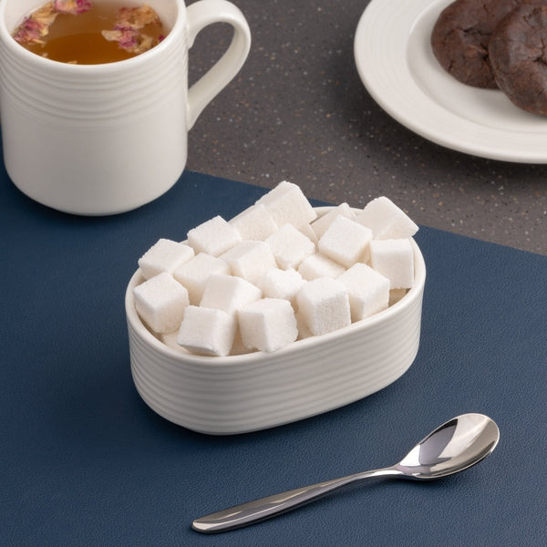 Ariane Prime 4 1/3" White Eclipse Porcelain Sugar Pack Holder - 12/Case (APRARN120077002) - iFoodservice Online