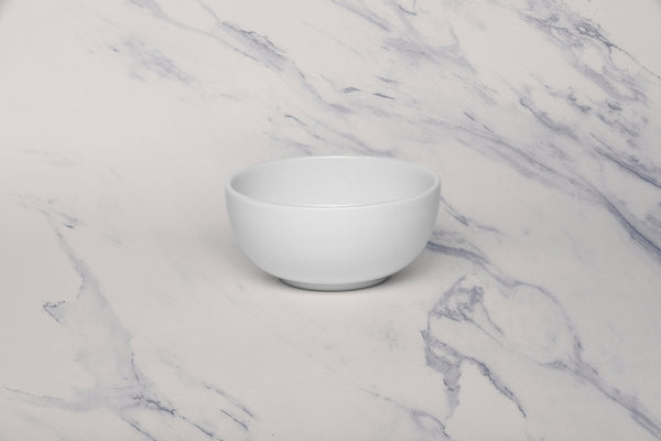 Ariane Prime 4 5/7" Prime - Warm White Porcelain Bowl - 12/Case (APRARN000022012) - iFoodservice Online