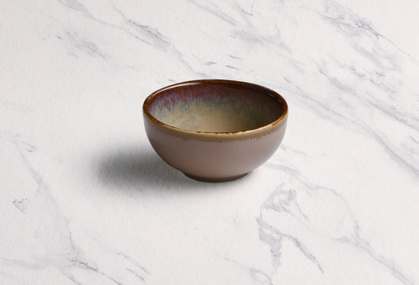 Ariane Prime 4 5/7" Splash Beige Porcelain Bowl - 12/Case (APRARN257022012) - iFoodservice Online