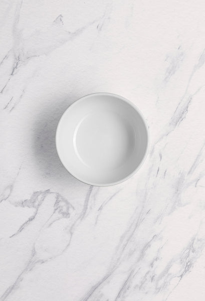 Ariane Prime 4 5/7" Twister Mokka White & Brown Porcelain Bowl - 12/Case (APRARN263022012) - iFoodservice Online