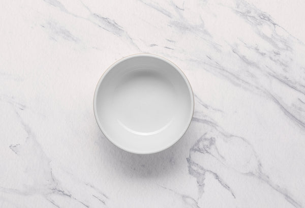 Ariane Prime 4 5/7" Twister White & Red Porcelain Bowl - 12/Case (APRARN204022012) - iFoodservice Online