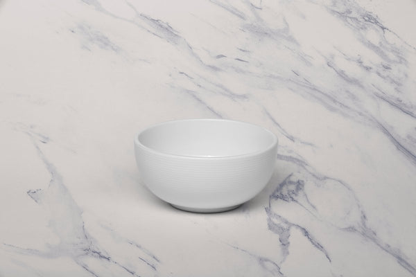Ariane Prime 4 5/7" White Orba Porcelain Bowl - 12/Case (APRARN121022012) - iFoodservice Online