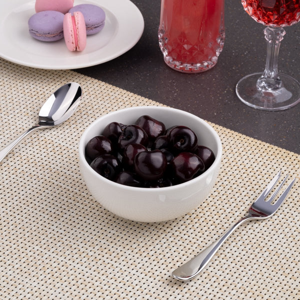 Ariane Prime 4 5/7" White Orba Porcelain Bowl - 12/Case (APRARN121022012) - iFoodservice Online