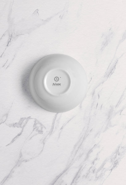 Ariane Prime 4" Prime - Warm White Porcelain Bowl - 12/Case (APRARN000022011) - iFoodservice Online