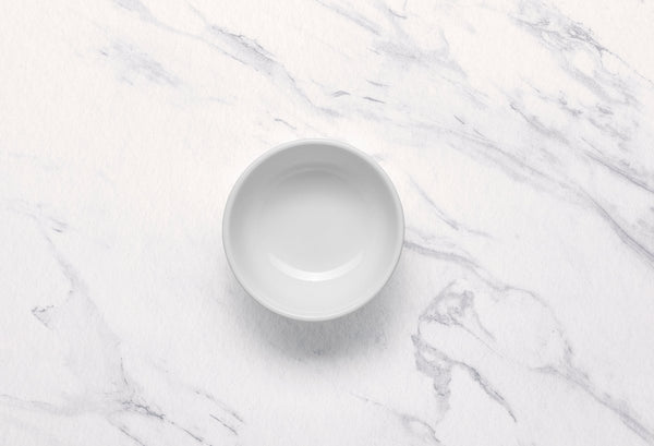 Ariane Prime 4" Prime - Warm White Porcelain Bowl - 12/Case (APRARN000022011) - iFoodservice Online