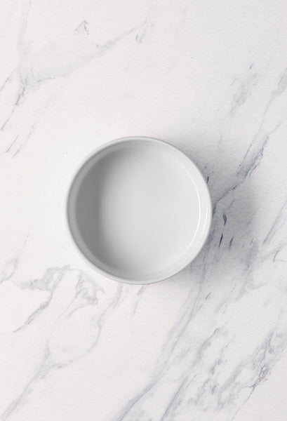 Ariane Prime 4" Prime - Warm White Porcelain Stackable Salad Bowl - 12/Case (APRARN000021012) - iFoodservice Online