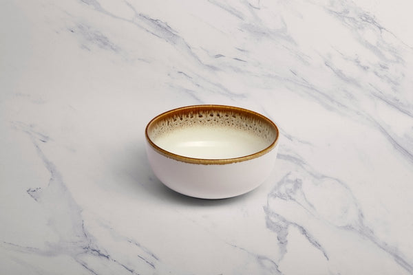 Ariane Prime 5 1/2" Jaguar White Porcelain Bowl - 8/Case (APRARND51022014) - iFoodservice Online