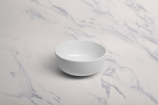 Ariane Prime 5 1/2" Prime - Warm White Porcelain Bowl - 8/Case (APRARN000022014) - iFoodservice Online