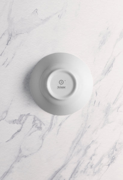 Ariane Prime 5 1/2" Prime - Warm White Porcelain Service Nappy Bowl - 12/Case (APRARN000029014) - iFoodservice Online