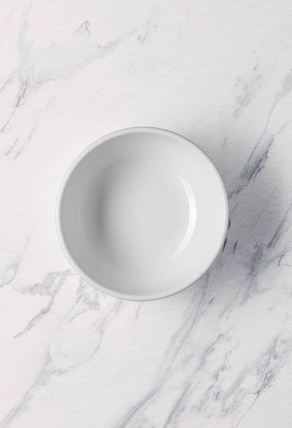 Ariane Prime 5 1/2" Twister Mokka White & Brown Porcelain Bowl - 8/Case (APRARN263022014) - iFoodservice Online