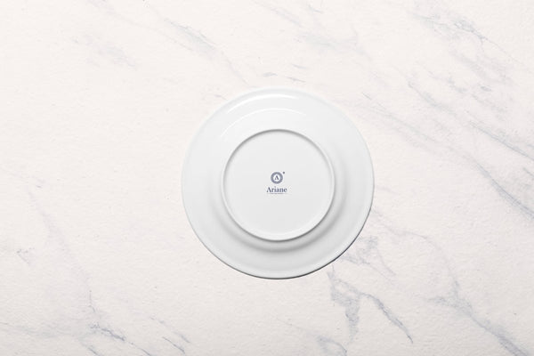 Ariane Prime 6 2/3" Prime - Warm White Porcelain Flat Plate - 12/Case (APRARN000011017) - iFoodservice Online