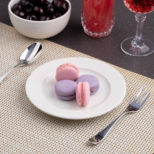 Ariane Prime 6 2/3" White Orba Porcelain Flat Plate - 12/Case (APRARN121011017) - iFoodservice Online