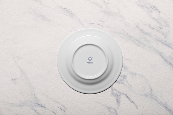 Ariane Prime 6 2/3" White Orba Porcelain Flat Plate - 12/Case (APRARN121011017) - iFoodservice Online