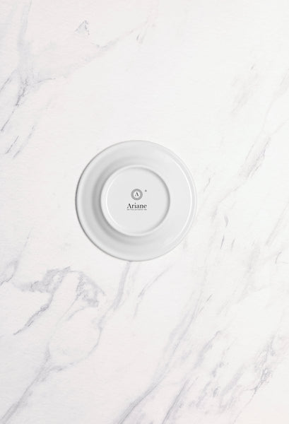 Ariane Prime 6" Orba White Porcelain Flat Plate - 12/Case (APRARN121011015) - iFoodservice Online