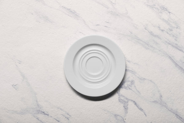 Ariane Prime 6" White Orba Porcelain Saucer - 12/Case (APRARN121014015) - iFoodservice Online