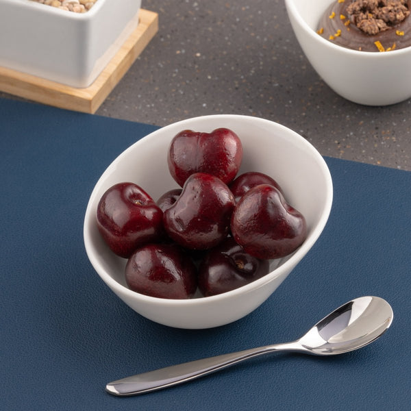 Ariane Prime 7 1/2" Prime - Warm White Porcelain Angular Bowl - 6/Case (APRARN000022003) - iFoodservice Online