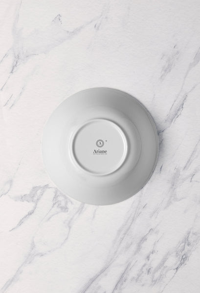 Ariane Prime 7 1/2" Prime - Warm White Porcelain Service Nappy Bowl - 6/Case (APRARN000029019) - iFoodservice Online