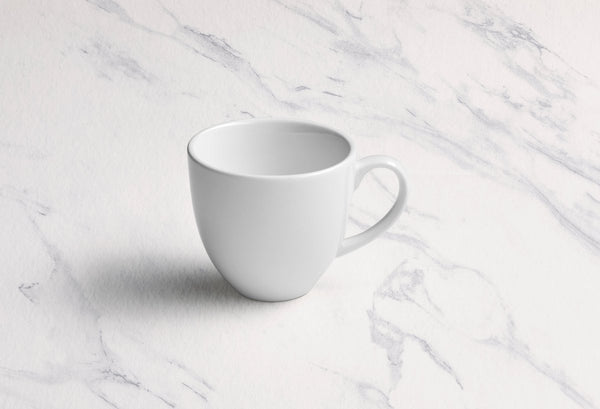 Ariane Prime 7 7/9 Oz Prime - Warm White Porcelain Italian Cup - 12/Case (APRARN000044023) - iFoodservice Online