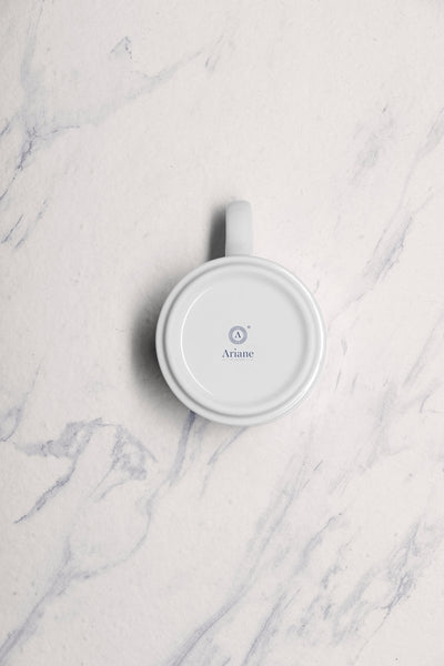 Ariane Prime 7 7/9 Oz White Eclipse Porcelain Stackable Tea Cup - 12/Case (APRARN120043023) - iFoodservice Online