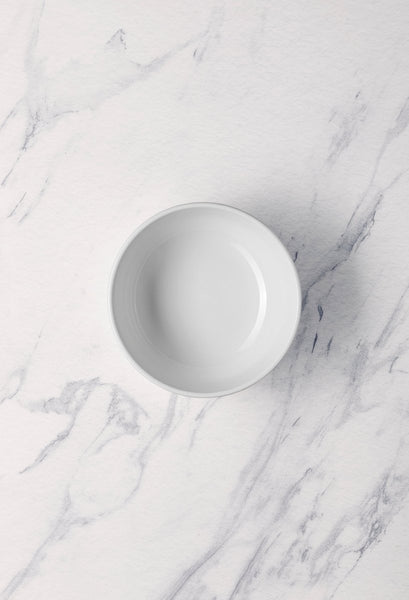 Ariane Prime 7" Prime - Warm White Porcelain Bowl - 2/Case (APRARN000022018) - iFoodservice Online