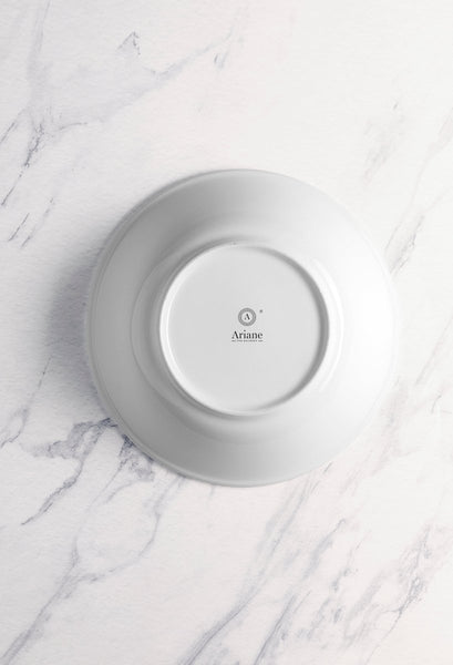 Ariane Prime 7" Prime - Warm White Porcelain Stackable Conical Bowl - 6/Case (APRARN000034018) - iFoodservice Online