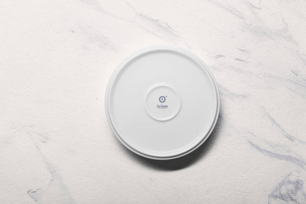 Ariane Prime 8 1/4" Prime - Warm White Porcelain Stackable Salad Bowl - 3/Case (APRARN000021021) - iFoodservice Online