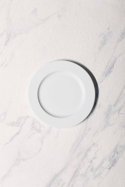 Ariane Prime 8 1/4" White Orba Porcelain Flat Plate - 12/Case (APRARN121011021) - iFoodservice Online