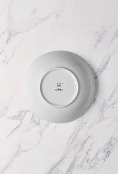 Ariane Prime 9" Prime - Warm White Porcelain Service Nappy Bowl - 6/Case (APRARN000029023) - iFoodservice Online