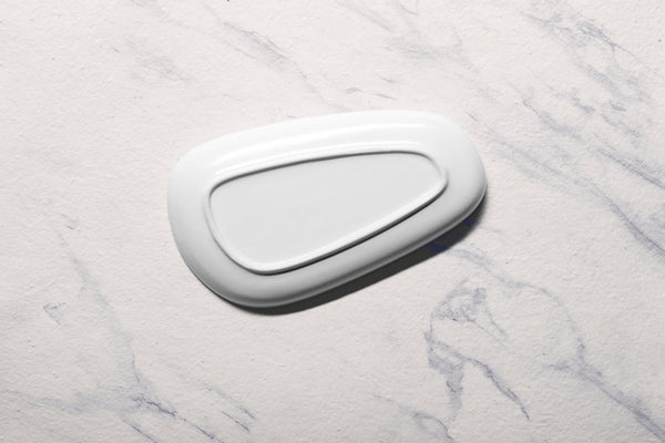 Ariane Retail 10 4/5'' x 6 1/6'' Jaguar Porcelain Upala Plate - 6/Case (ARTARND51101011) - iFoodservice Online