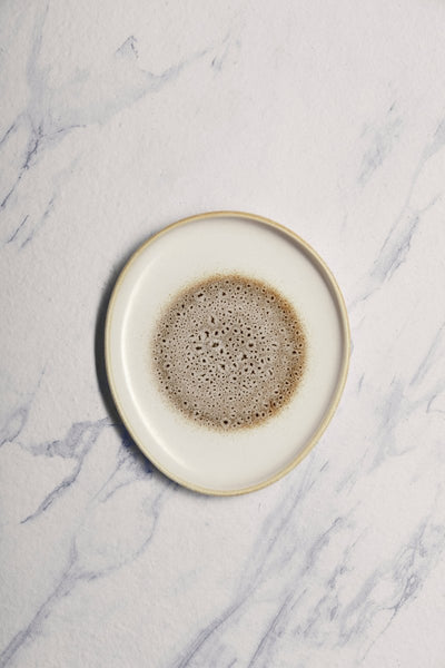 Ariane Retail 9 5/6'' x 8 7/9'' Jaguar Porcelain Elevated Oval Plate - 6/Case (ARTARND52101007) - iFoodservice Online