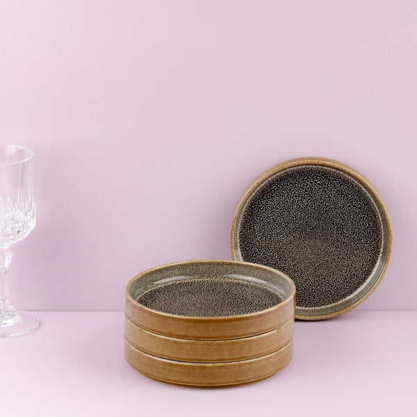 Ariane Selas 6" Freckles Porcelain Stackable Plate - 4/Case (ASEARNC97A11015) - iFoodservice Online