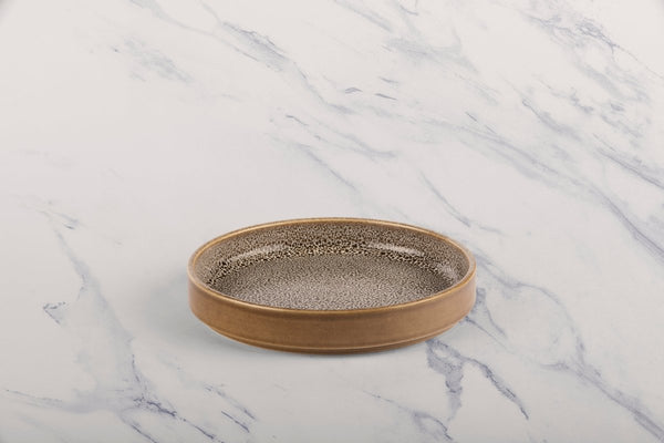 Ariane Selas 6" Freckles Porcelain Stackable Plate - 4/Case (ASEARNC97A11015) - iFoodservice Online