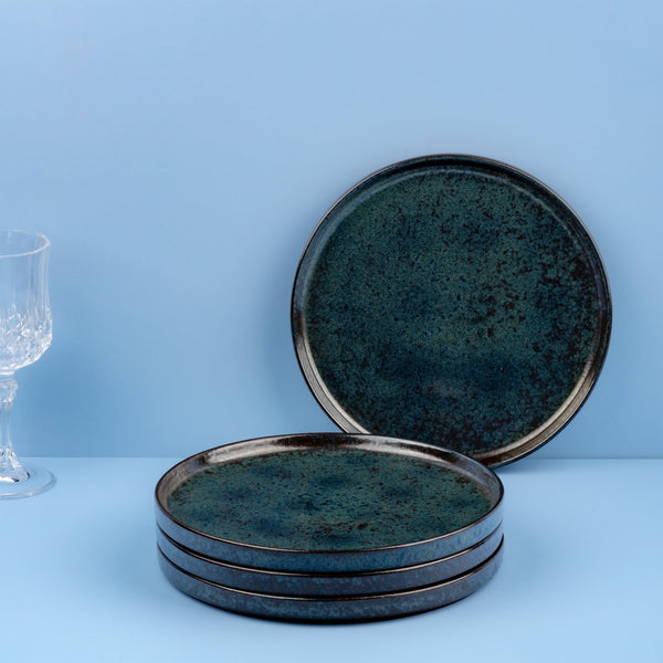 Ariane Selas 8 1/4" Equinox Porcelain Short Rim Stackable Plate - 4/Case (ASEARND66B11021) - iFoodservice Online