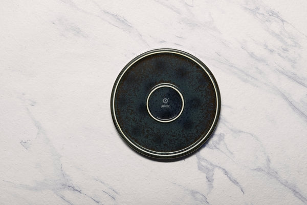 Ariane Selas 8 1/4" Equinox Porcelain Short Rim Stackable Plate - 4/Case (ASEARND66B11021) - iFoodservice Online