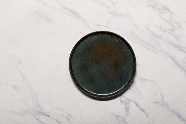 Ariane Selas 8 1/4" Equinox Porcelain Short Rim Stackable Plate - 4/Case (ASEARND66B11021) - iFoodservice Online