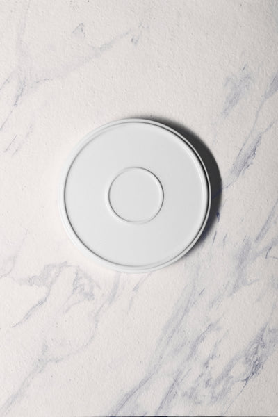 Ariane Selas 8 1/4" Jaguar Porcelain Stackable Plate - 4/Case (ASEARND52A11021) - iFoodservice Online